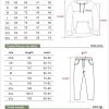 Corpse Husband Hoodie Suit size chart